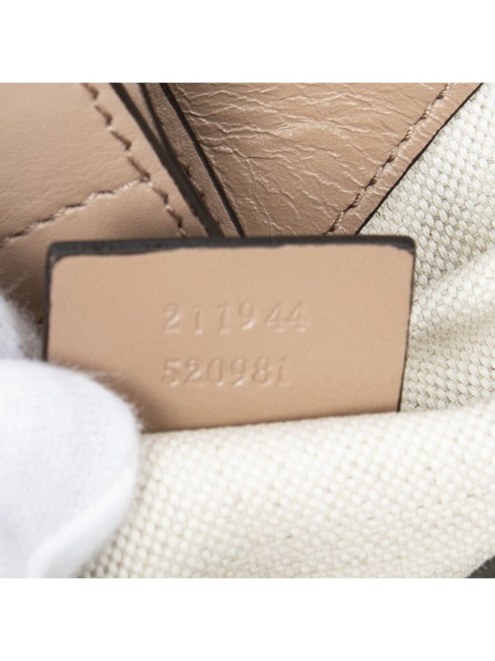 Gucci Mini Tote Beige Diamante Canvas - Picture 10 of 10
